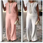 🌸2025 Gloednieuw ontwerp👗Mouwloze top en broek met ronde hals voor dames