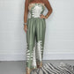 Sexy zomerprint losvallende strapless jumpsuit voor dames💖