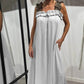 👗Casual mouwloze damesjurk met zakken