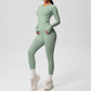 🔥 Ademende damestop en broek met hoge taille, 2-delige set voor spor
