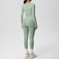 🔥 Ademende damestop en broek met hoge taille, 2-delige set voor spor