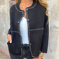 💗Spring essential item💗Damesvest met knopen