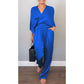 🧚‍♂️Set van 2 elegante tops en broeken voor dames met V-hals