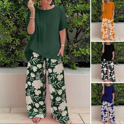 🔥2025 Ny 50% rabatt Hot Sale🔥Tvådelad fritidsoutfit för kvinnor