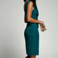 🍃Svelte V-Neck Slit Midi Dress