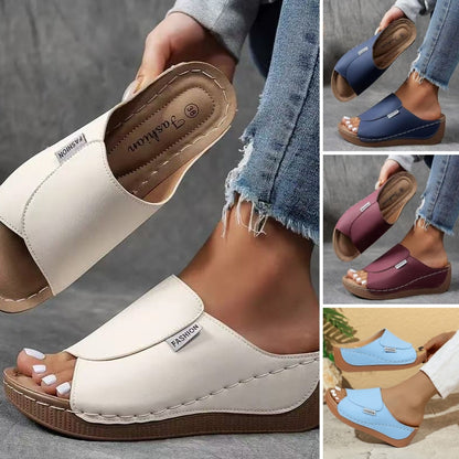 🔥Casual sandalen met sleehak voor dames