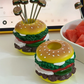 Fruitvorkset met hamburgerthema