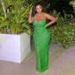 Sexy Bodycon Maxi-jurk met open rug voor dames