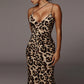 Women's Fashion Sleeveless Spaghetti Strap V-Neck Dresses