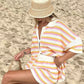 Dames Hollow-Out Cardigan & Shorts 2-delige set