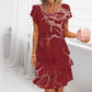 Elegante modejurk met ruches voor dames