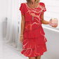 Elegante modejurk met ruches voor dames