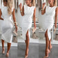 【S-3XL】💖Mouwloze bodyconjurk voor dames met split