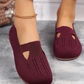 Vrouwen Wandelen Comfortabele Ademend Knit Flats Schoenen🔥Aanbieding voor beperkte tijd