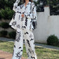 Tweedelige set met print voor dames