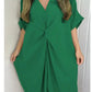 Short Sleeve Maxi Dress With Knot Detail