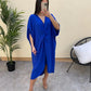 Short Sleeve Maxi Dress With Knot Detail