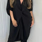 Short Sleeve Maxi Dress With Knot Detail