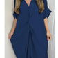 Short Sleeve Maxi Dress With Knot Detail