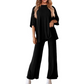Vrijetijdsset voor dames: top en broek