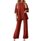 Vrijetijdsset voor dames: top en broek