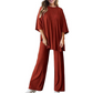 Vrijetijdsset voor dames: top en broek