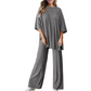 Vrijetijdsset voor dames: top en broek