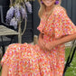 🎁Zomerspecial 49% korting🔥Vrouwen Sweet Vintage Bloemenjurk