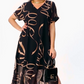 ⏳Time-limited Special👗Vloeiende midi-jurk met V-hals
