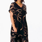 ⏳Time-limited Special👗Vloeiende midi-jurk met V-hals