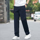Casual, ademende rechte broek voor heren