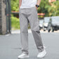 Casual, ademende rechte broek voor heren