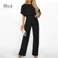 Jumpsuit met Hoge Taille en Wijde Pijpen voor Dames