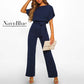 Jumpsuit met Hoge Taille en Wijde Pijpen voor Dames