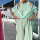 🍃Halter-hals & wijde jumpsuit
