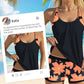 2-delige badmodeset met print tankini en shorts voor dames