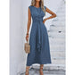 Dames elegante solide kleur bemanningsleden