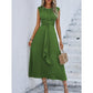 Dames elegante solide kleur bemanningsleden