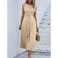 Dames elegante solide kleur bemanningsleden