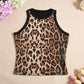 Pailletten ronde nek mode top