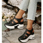Zomersandalen met gesloten en dikke zool voor vrouwen
