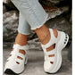 Zomersandalen met gesloten en dikke zool voor vrouwen