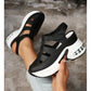 Zomersandalen met gesloten en dikke zool voor vrouwen