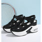Zomersandalen met gesloten en dikke zool voor vrouwen