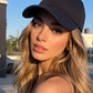 2-in-1 Curly Hair Baseball Cap Pruik