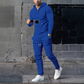 Men's Solid Color Hoodie Tracksuit 2-delige set