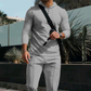 Men's Solid Color Hoodie Tracksuit 2-delige set