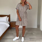 Casual V-hals met dames met korte mouwen met korte mouwen