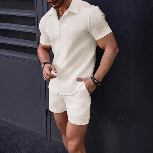 Herenhemd en shorts set